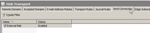 Exchange Send Connector